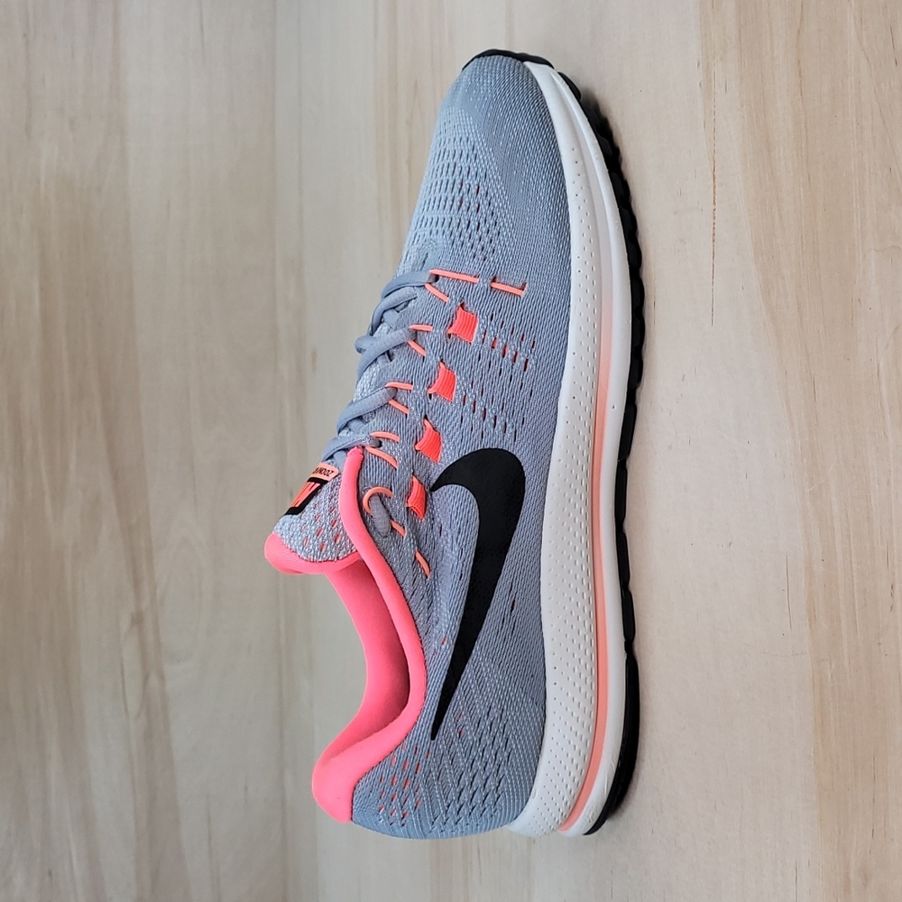 Nike Zoom Vomero 12 Pink Gray Women's Running Shoes 863768-002